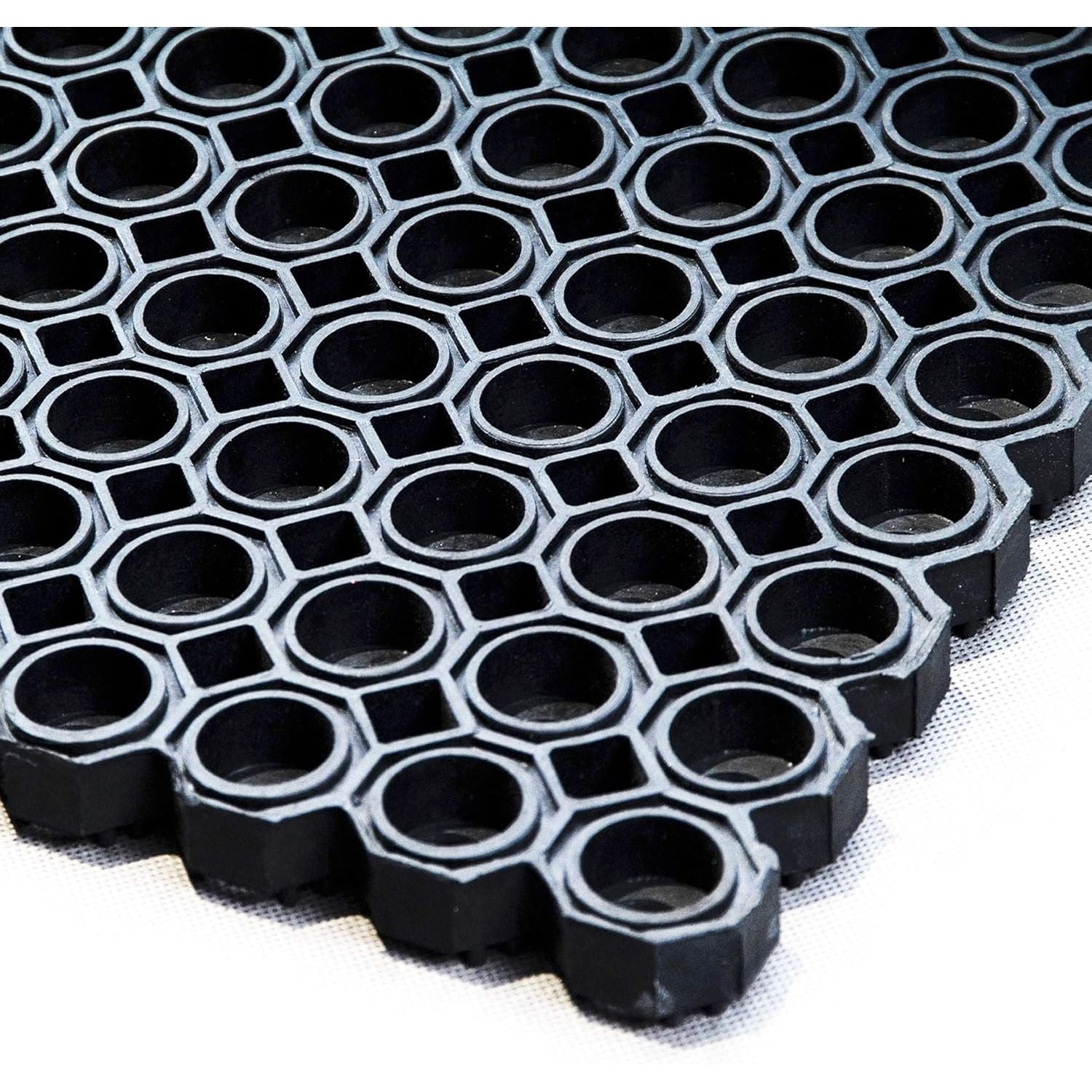 Ultralux Heavy Duty Rubber Drainage Mat – Anti-Slip Floor Mat, 150x100cm