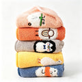 Embhlitfe 5Pcs Children's Facial Towel, Cute hand towel set Multicolor Fingertip Towels - image 1