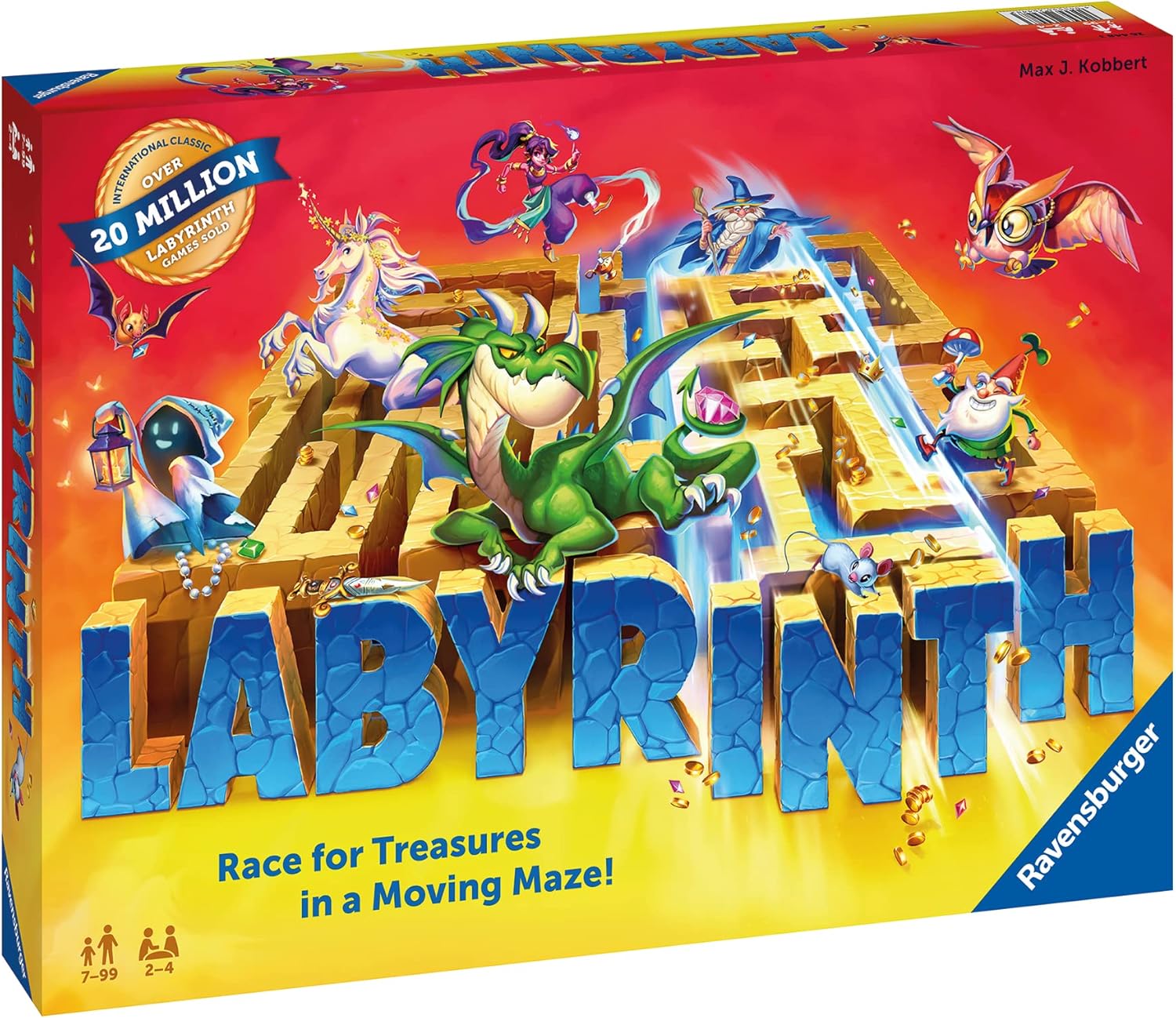 Ravensburger Labyrinth Family Board Game - Strategy Maze Puzzle for Kids