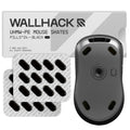 Wallhack UHMW-PE Pill Mouse Skates – Universal Gaming Feet, Black
