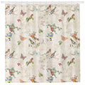 Arquiel Retro Bird Branch Shower Curtain | Waterproof Polyester, 72x72"