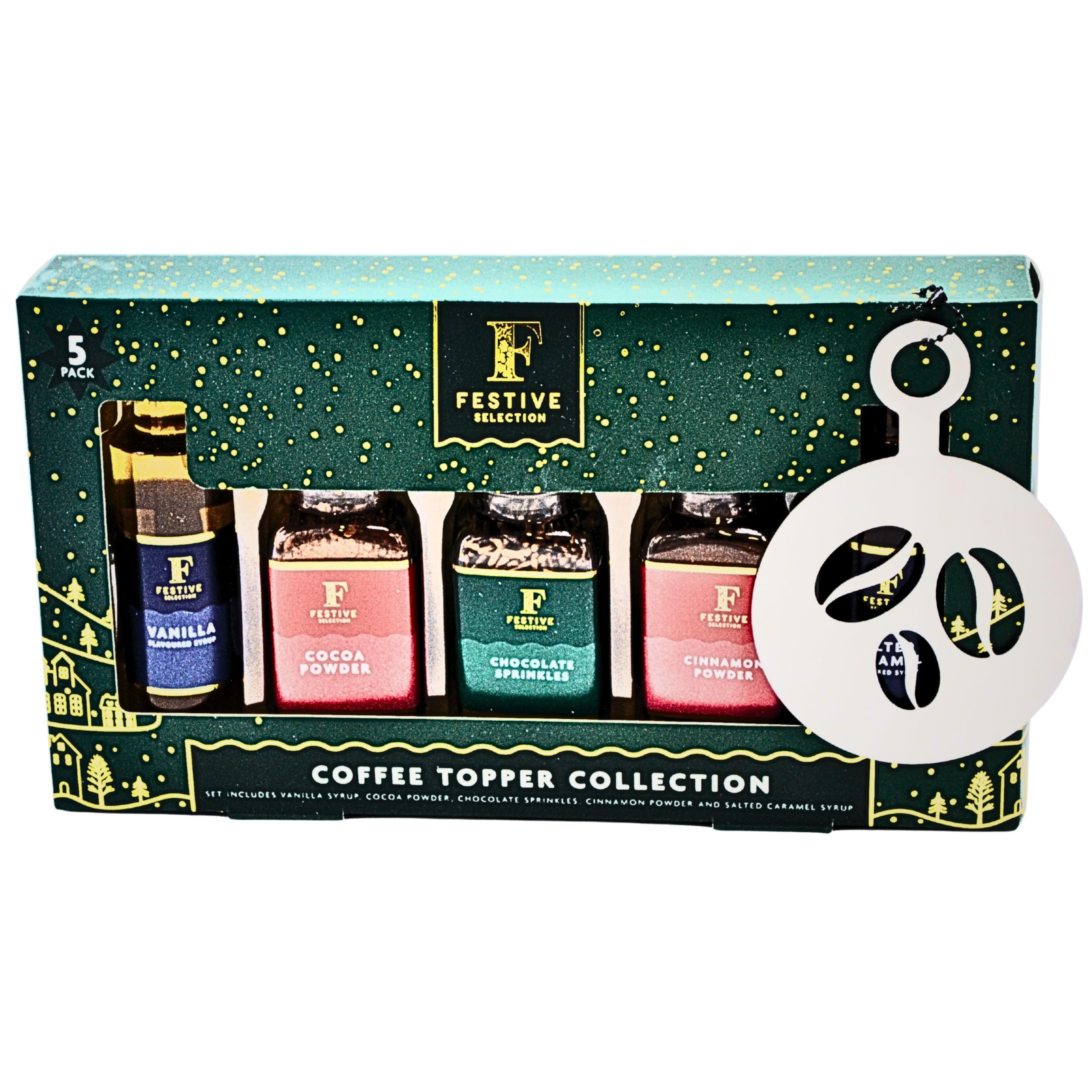 Coffee Gift Set | 5-Piece Syrup and Topper Collection