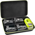 Battery Case for Ryobi ONE+ 18V Lithium-Ion – 6 Divider Holder