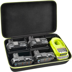 Battery Case for Ryobi ONE+ 18V Lithium-Ion – 6 Divider Holder