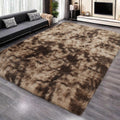 Yuanlne Grey Shaggy Area Rug – 240x300cm Washable Non-Slip Fluffy Carpet
