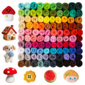 Namner 100 Colours Merino Wool Roving – 300g Needle Felting Craft Set