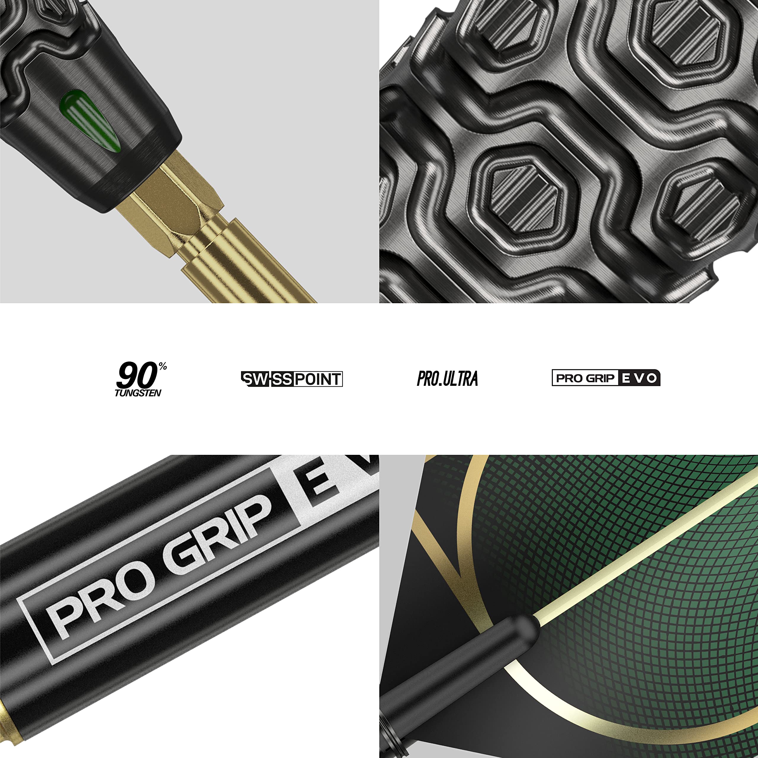 Target Darts Cult 01 90% Tungsten Swiss Point Steel Tip Darts - 23g