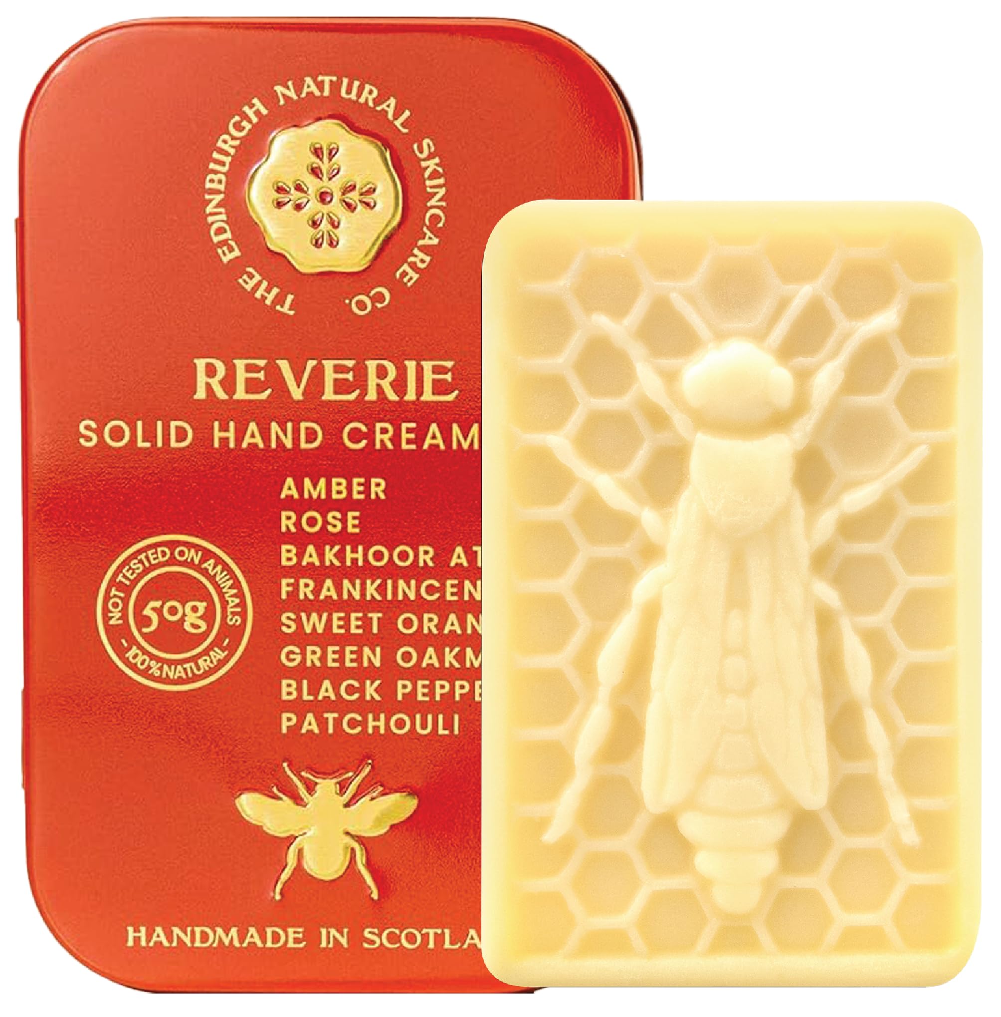 Reverie Natural Hand Cream Bar - Rose & Amber Oud for Dry Hands