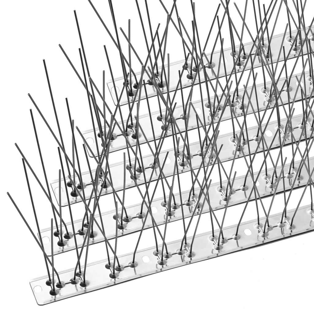 OFFO Stainless Steel Bird Spikes – 8.25m Pigeon Deterrent for Roofs