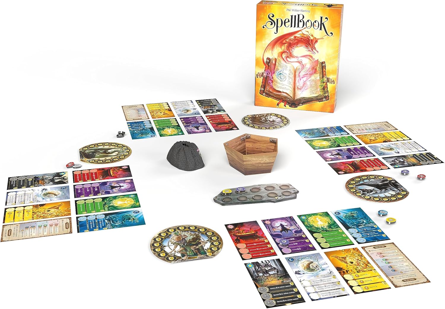 Spellbook Strategy Board Game by Space Cowboys | Fantasy Magic Game