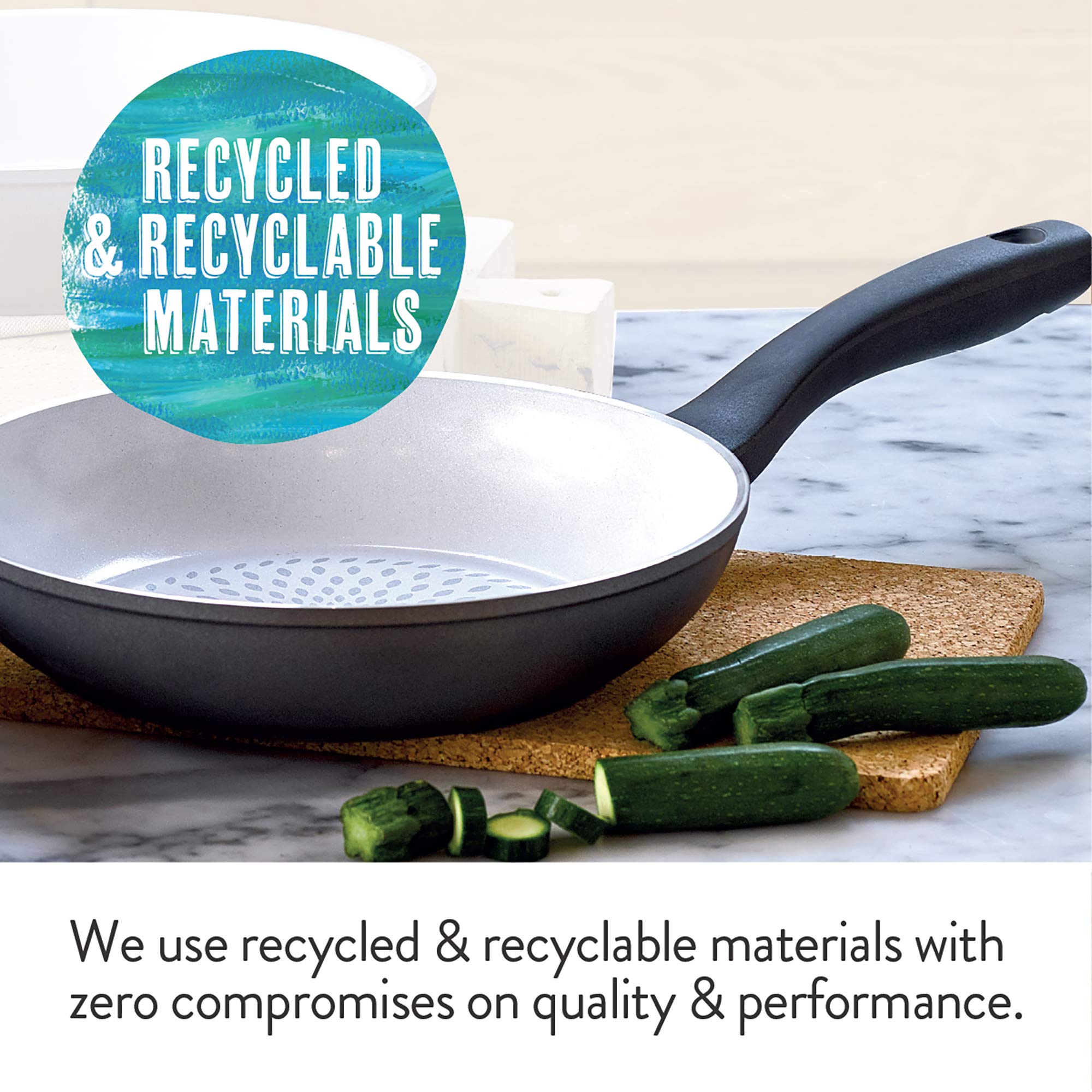 Prestige Earth Pan Ceramic Non-Stick Frying Pan Set | 20cm & 28cm