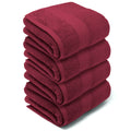 LEBENGOOD 100% Cotton Bath Towels Set | 550 GSM Soft Absorbent 4-Pack