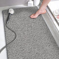 Loofah Bath Mat – Non-Slip Anti-Mould PVC Shower Mat, Grey