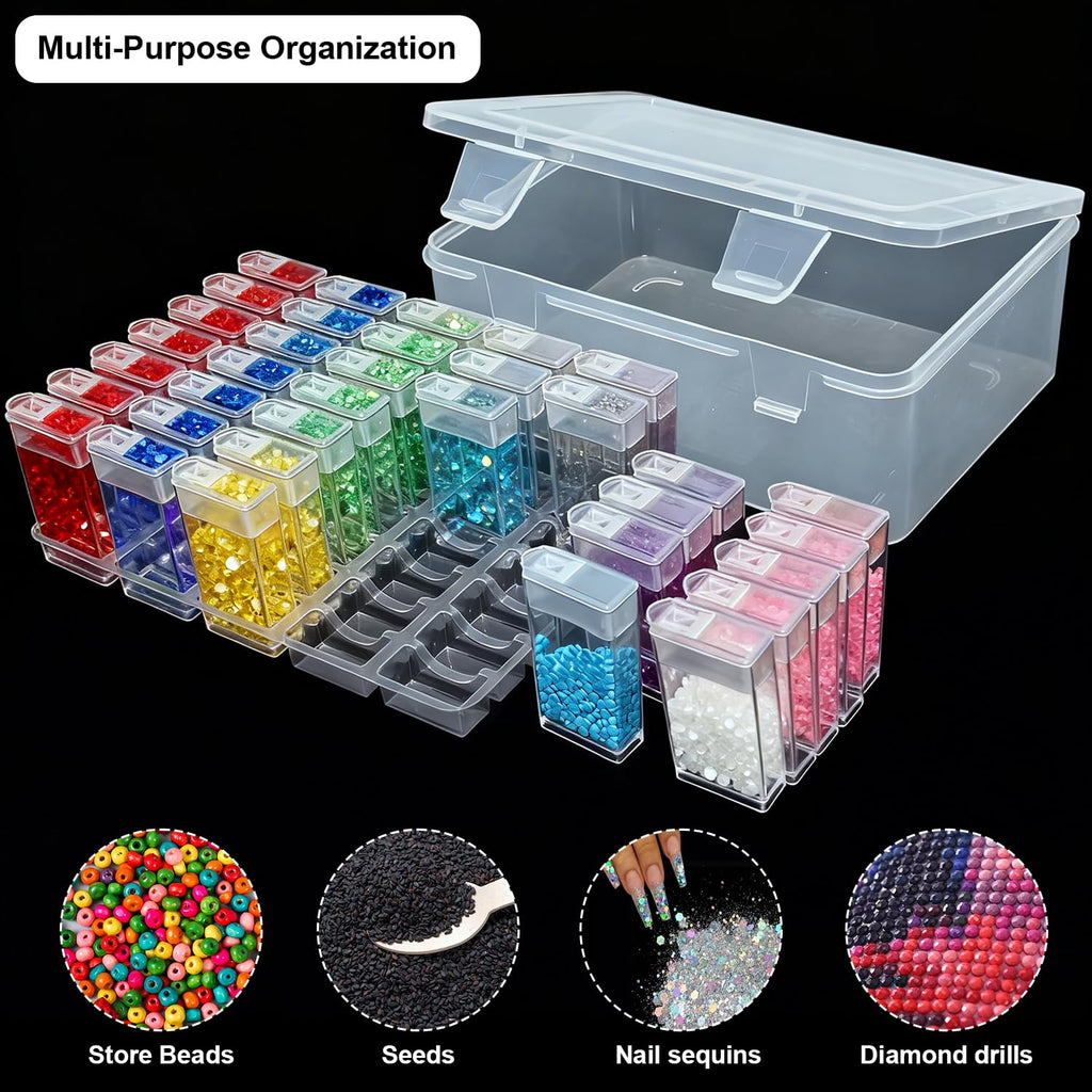 Qualsen Diamond Art Accessories Storage Boxes, 35 Grids, 1 Pack - image 5