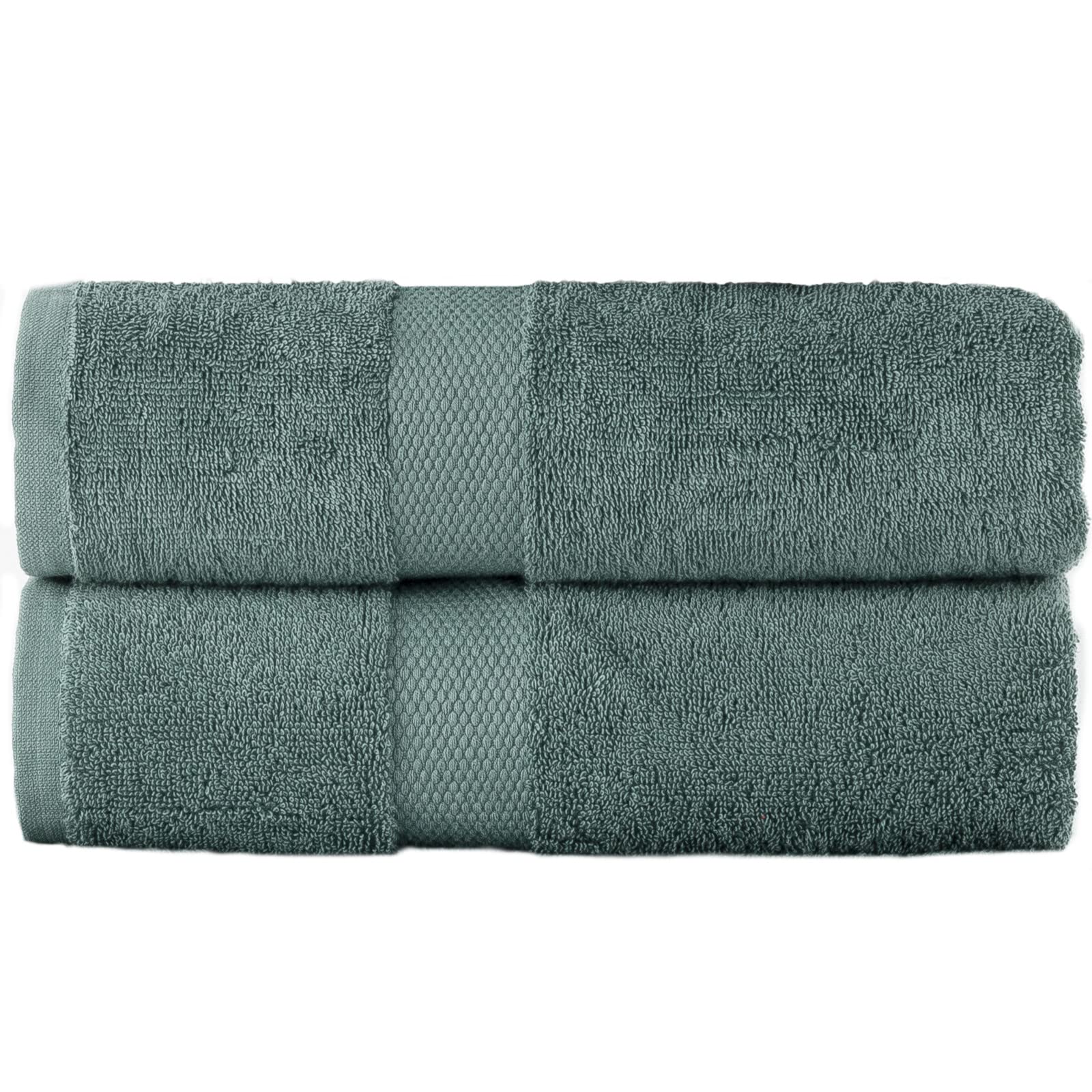 Sue Rossi Egyptian Cotton Hand Towels | 600gsm 2-Pack – Sage Green