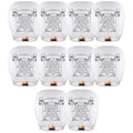 Jolof Store Sky Lanterns | 10-Pack White Heart Memorial Paper Lanterns
