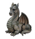 Vivid Arts Winged Dragon Resin Garden Ornament - Cute Fantasy Sculpture