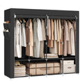 SONGMICS Portable Clothes Wardrobe – Large Fabric Closet with 4 Rails