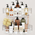 Orimade Corner Shower Caddy – 2 Pack Rustproof Adhesive Shelf, White
