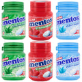 Mentos Sugar Free Chewing Gum Bundle - 6 Tubs of Mint & Strawberry