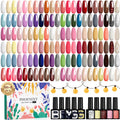 Phoenixy 60-Piece Gel Nail Polish Set - UV Soak-Off Manicure Kit