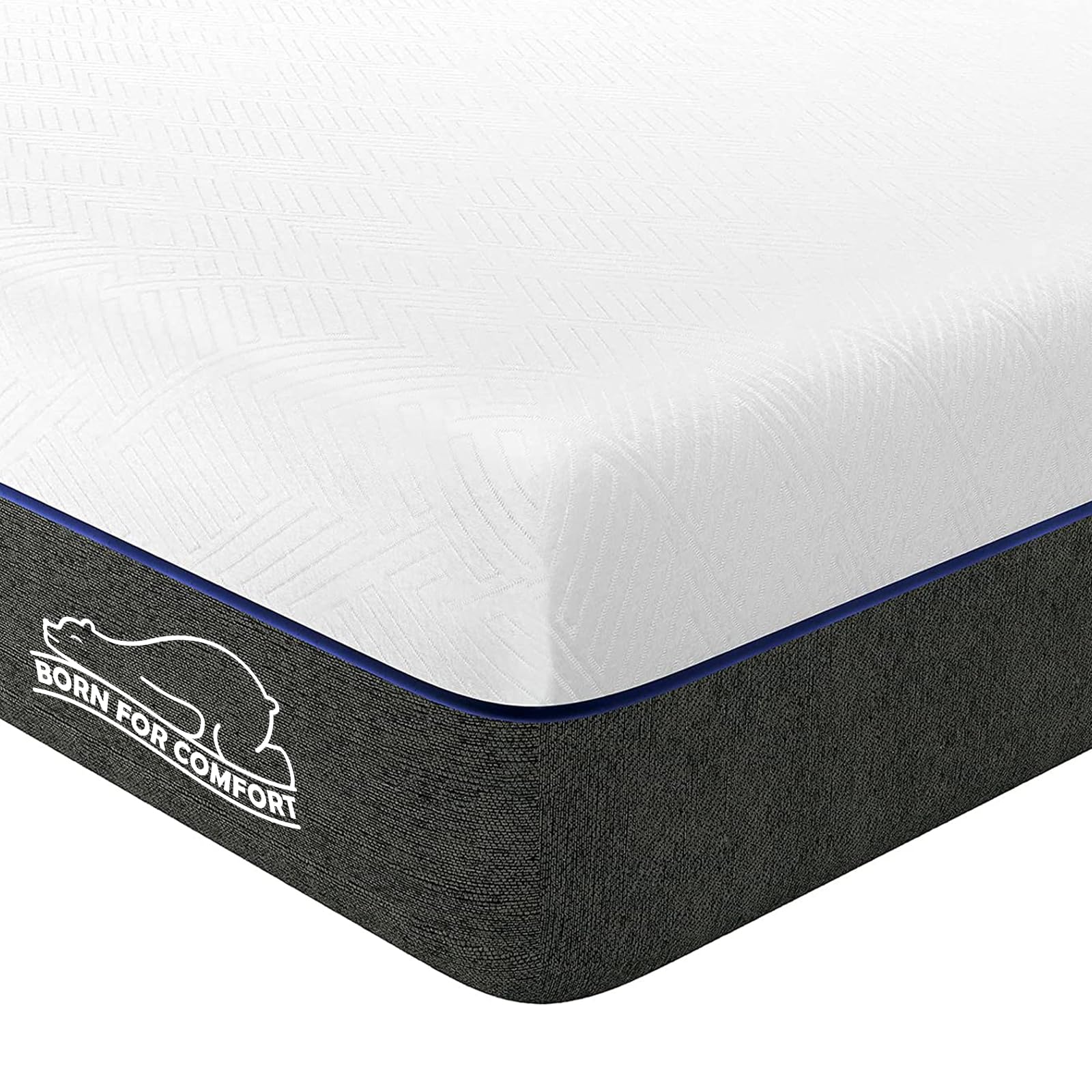 Wowttrelax Single Memory Foam Mattress – 8 Inch Gel Support, Medium Firm