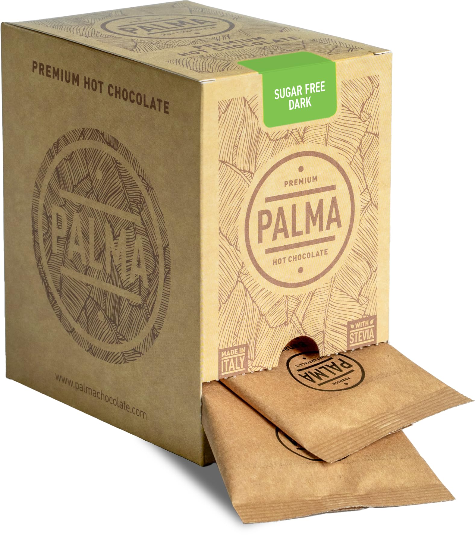 PALMA Sugar Free Dark Italian Hot Chocolate - 500g (20 Servings)