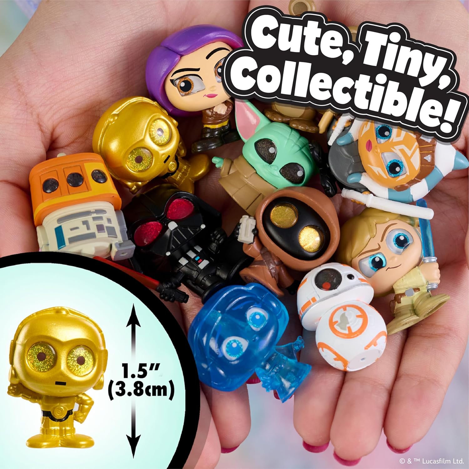 Star Wars Doorables Galaxy Peek – 4 Collectible Mini Toy Figures