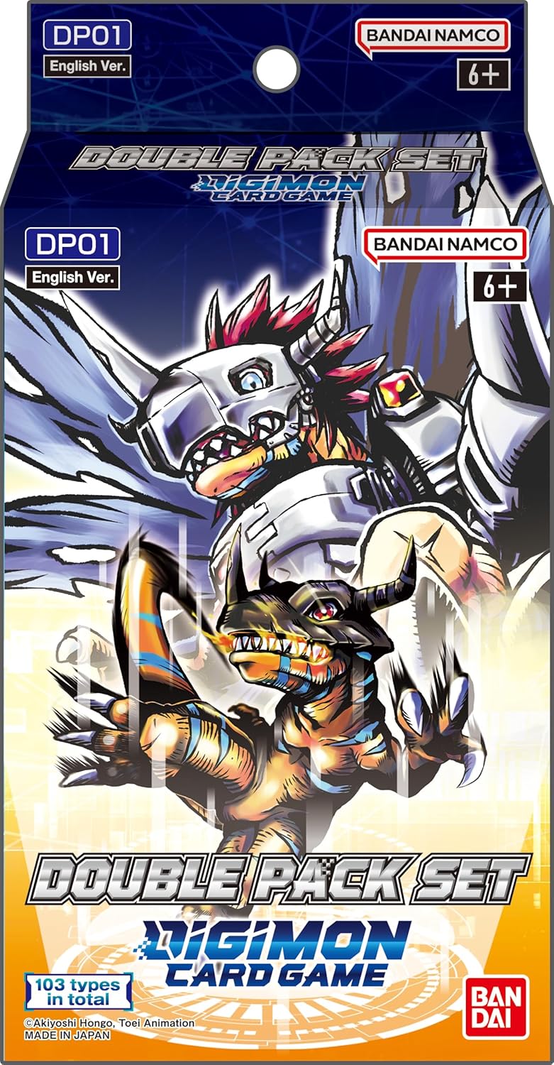Digimon TCG Blast Ace Double Pack – 2 Booster Packs & 1 Promo Card