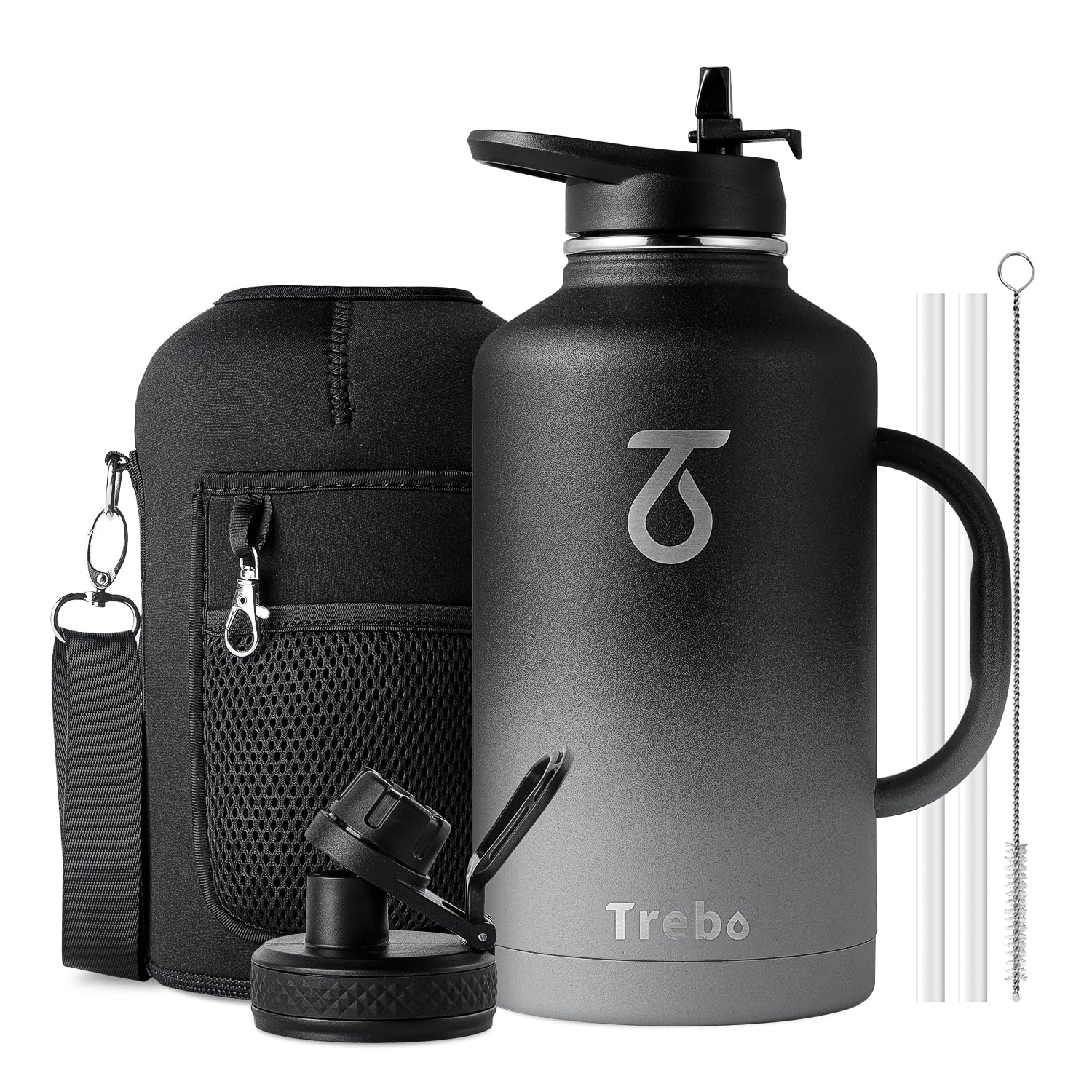 Trebo 2L Insulated Water Bottle – Stainless Steel Large Travel Flask