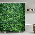 Green Leaf Garden Shower Curtain | Waterproof Polyester