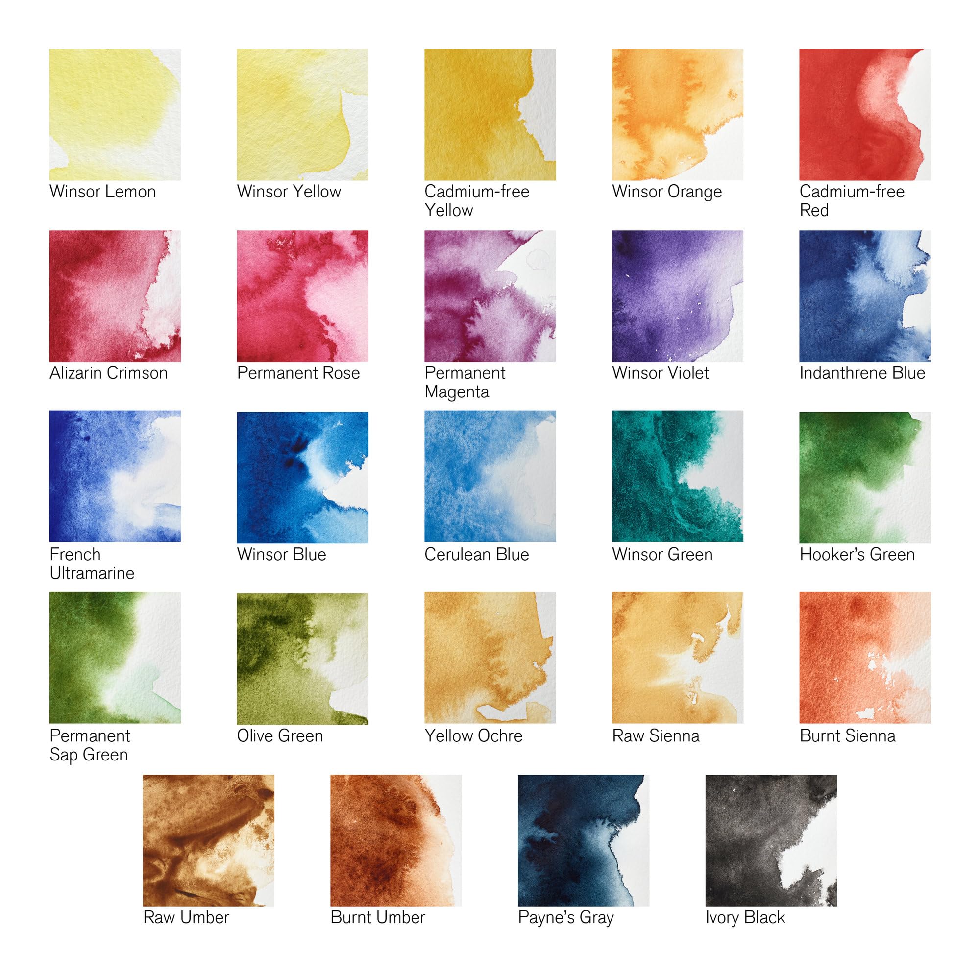 Winsor & Newton Professional Water Colour Set - 24 Half Pans Metal Box