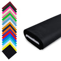 Fashion Track Black 100% Organic Cotton Fabric by the Metre - 147cm Wide