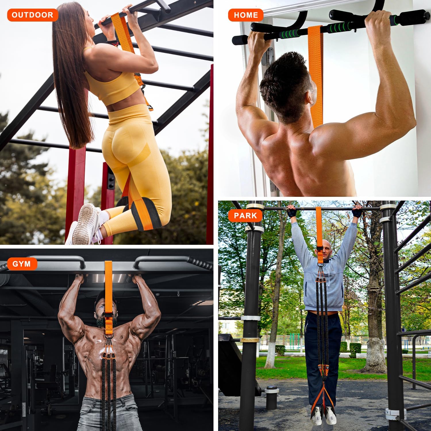 Pull Up Assistance Bands – Heavy Duty Adjustable Resistance