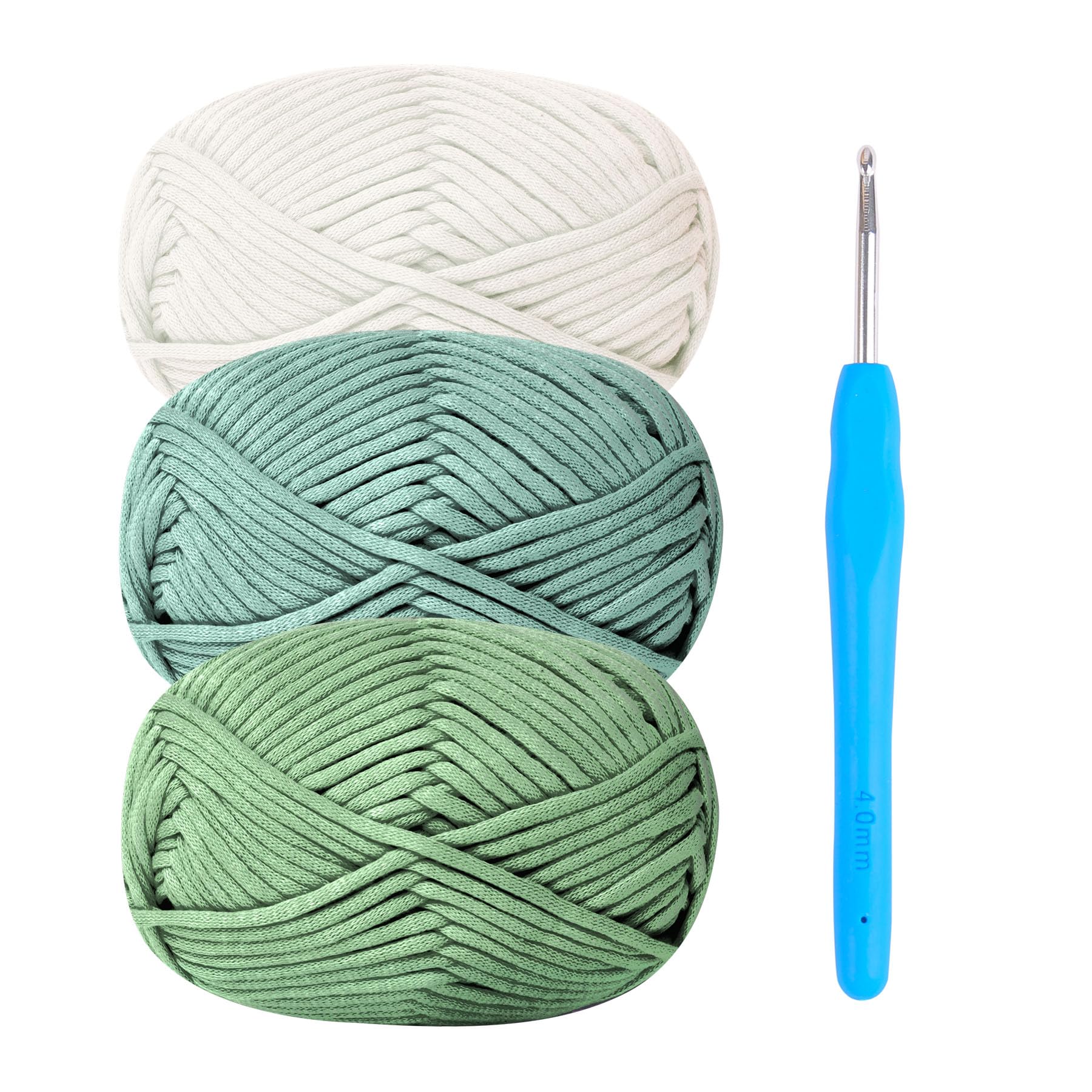 Renyiz Chunky Amigurumi Yarn - 3x50g Cotton Blend Crochet Kit with 4mm Hook