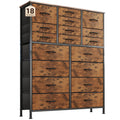 CAIYUN 18-Drawer Tall Dresser – Large Fabric Chest for Bedroom & Toys