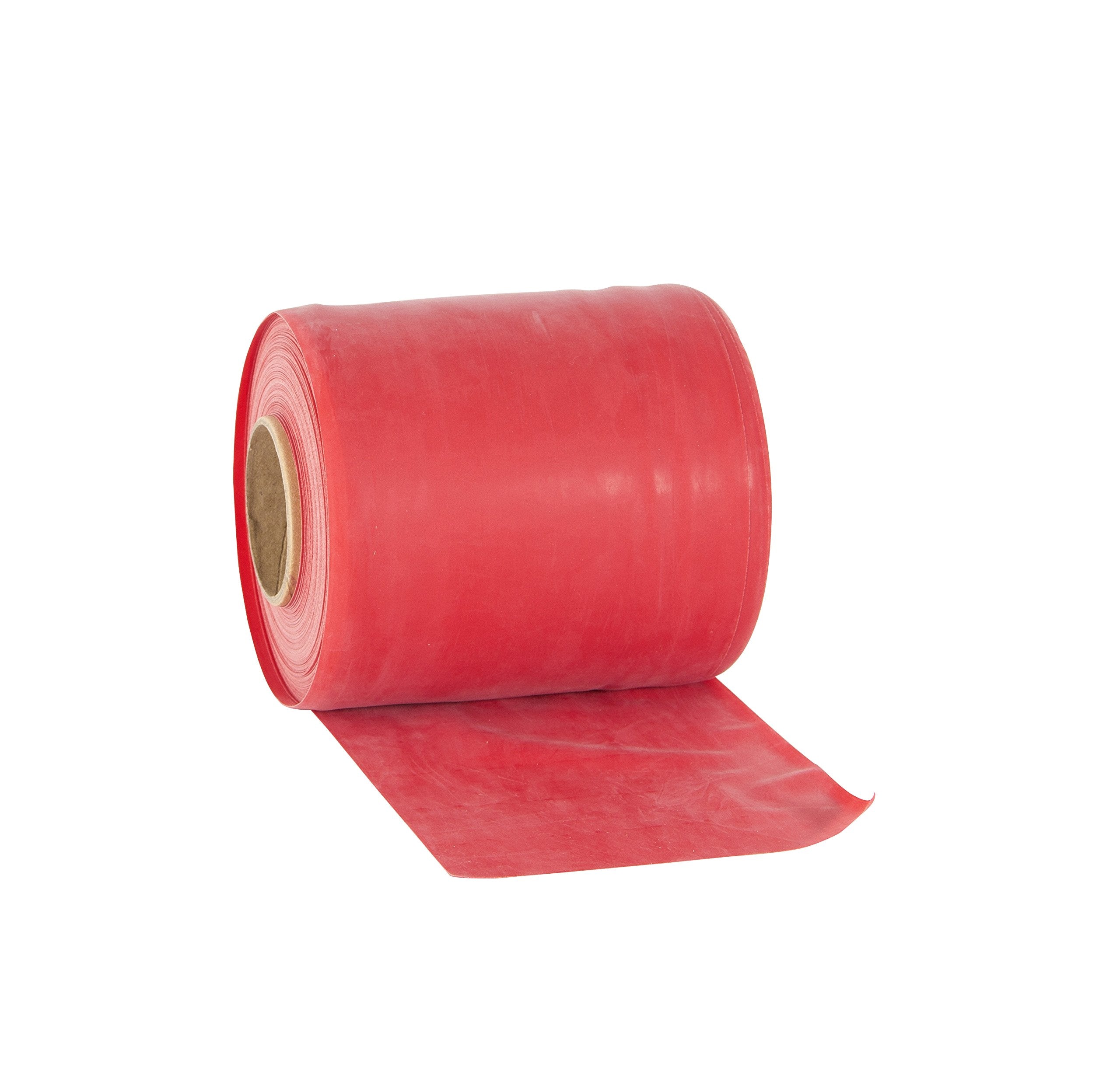 Rolyan Resistance Exercise Band – Medium Strength, Red Latex, 46m
