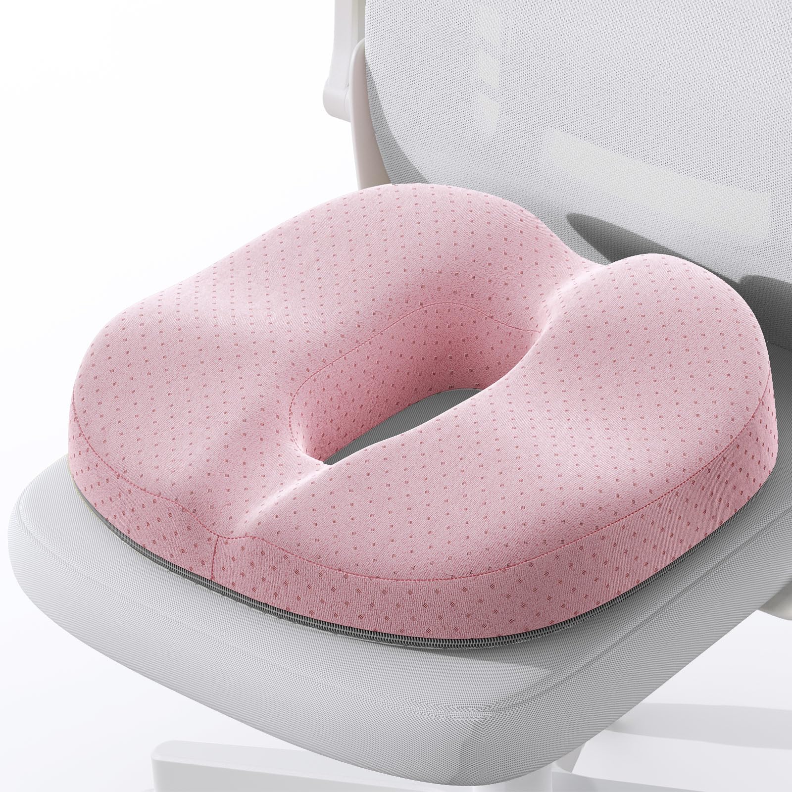 Benazcap Donut Cushion - Memory Foam Coccyx Pillow for Tailbone Pain