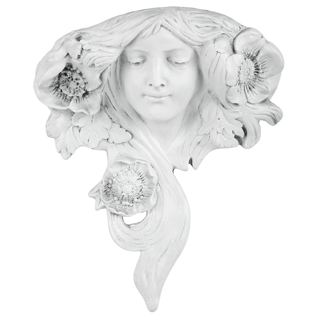 Design Toscano L'Etoile Art Nouveau Wall Sculpture Planter - Antique Stone