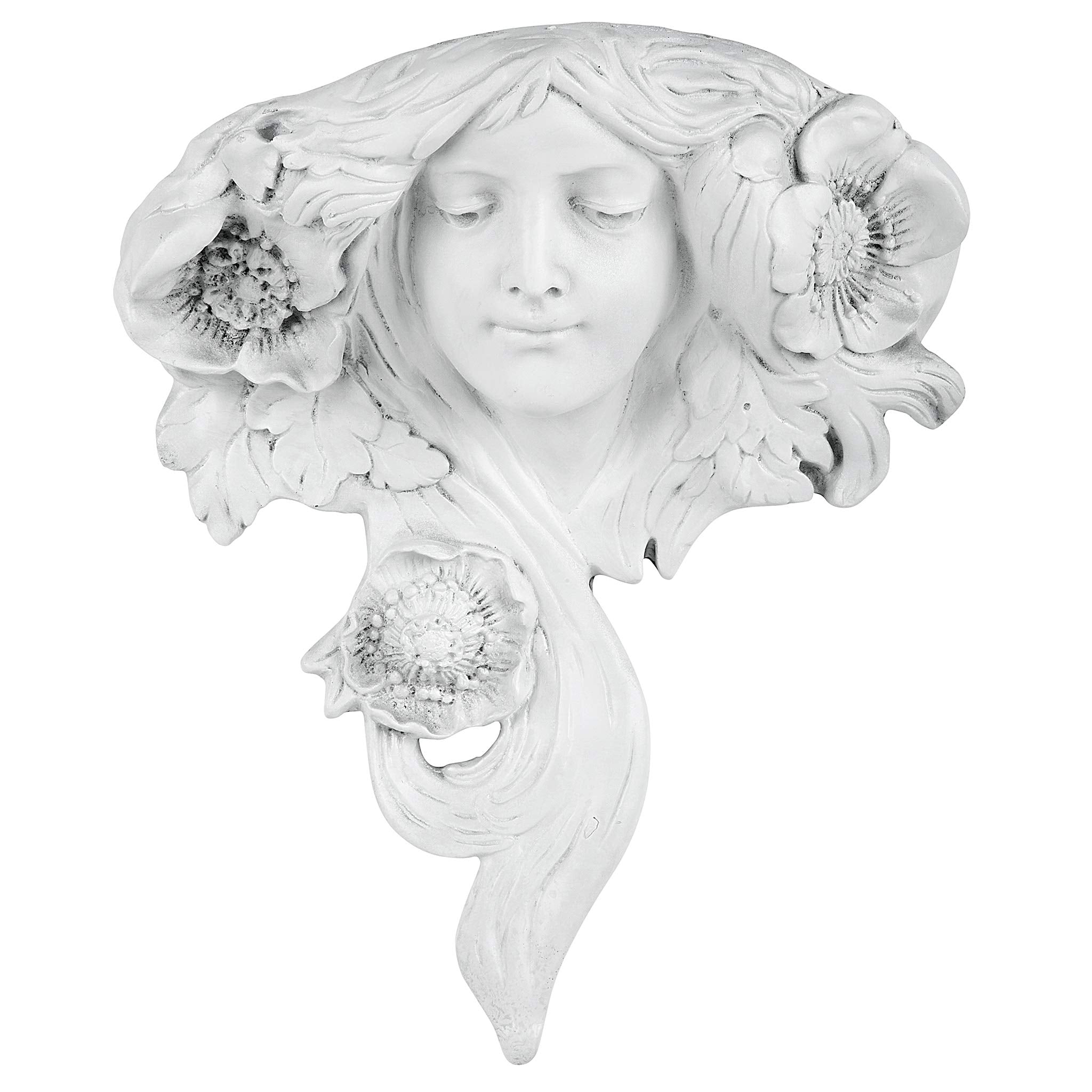 Design Toscano L'Etoile Art Nouveau Wall Sculpture Planter - Antique Stone