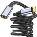 Txtcu USB C Extension Cable 5m | 100W 4K Video Nylon Braided Extender