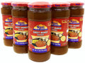Rani Sweet Mango Chutney - Vegan Indian Preserve, 17.6oz Glass Jar (6 Pack)