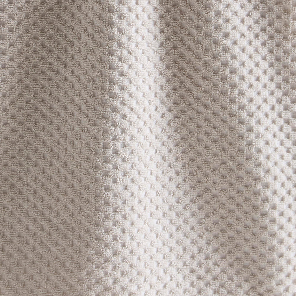 Dreams & Drapes Popcorn Check Hand Towel Natural – Soft Absorbent 100% Cotton Jacquard Check Bathroom Towel, Quick‑Dry - image 4