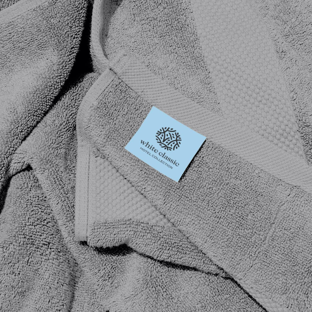 White Classic Luxury Bath Towels – 4 Pack 100% Combed Cotton Hotel Quality