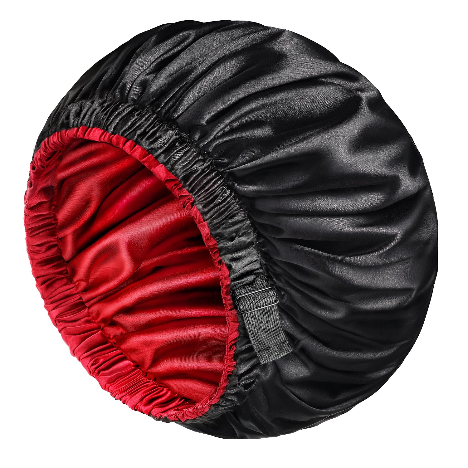 mikimini Satin Bonnet – Reversible Double Layer Sleep Cap for Braids