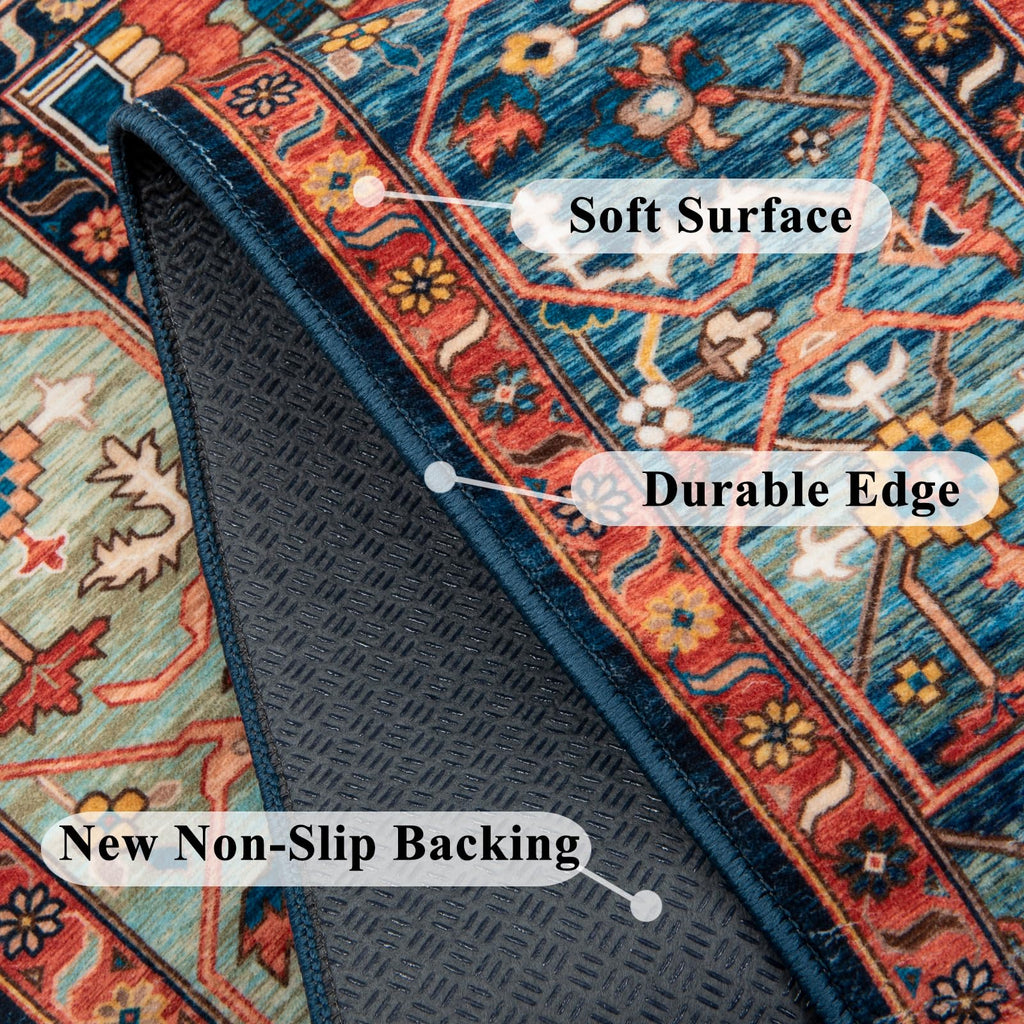 Honorstar Office Chair Mat 120×150cm for Hardwood & Tile Floor - Rectangular Anti-Slip Gaming Protector for Low Pile Carpet Multi-02