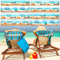 Boao 8-Pack Elastic Towel Bands for Beach Chairs | Windproof Cruise Straps
