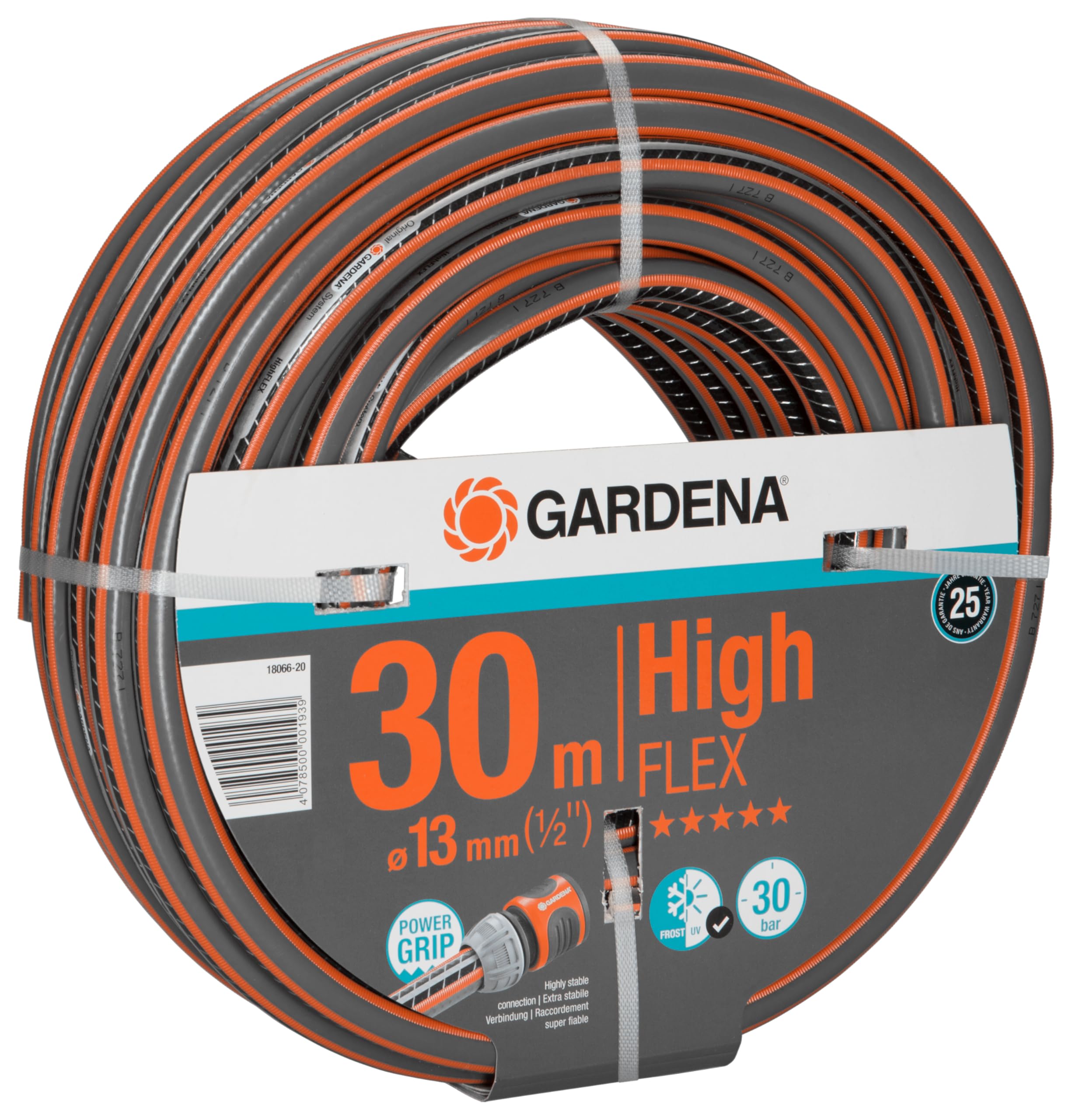 Gardena Comfort HighFLEX Garden Hose | 13mm (1/2") x 30m | UV Resistant