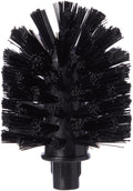 Smedbo Xtra Spare Toilet Brush Replacement - Black Plastic - 7.8cm