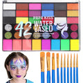 Zefphxs Face Painting Kit | 42 Colors Non-Toxic Body Paint Set